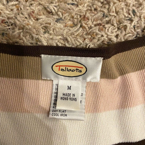 Talbots twin set. Outer long sleeve, large, inner short sleeve, medium. Like new - Picture 6 of 7